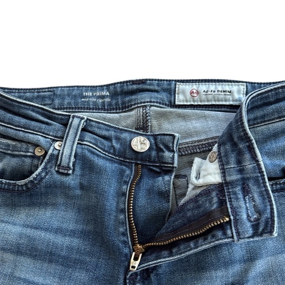 Adriano Goldschmied The Prima Mid Rise Cigarette Jeans Size 24R - Picture 6 of 11